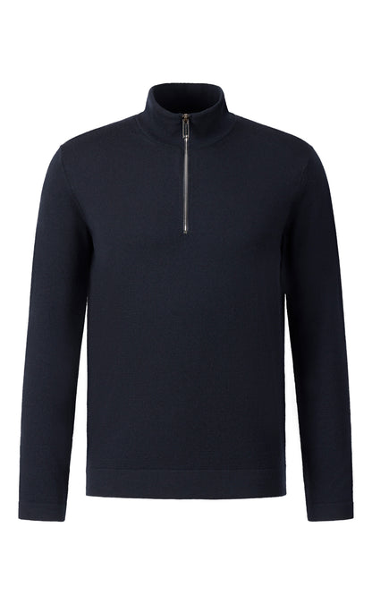 Phil Petter Zipptroyer Navy Merinostretch